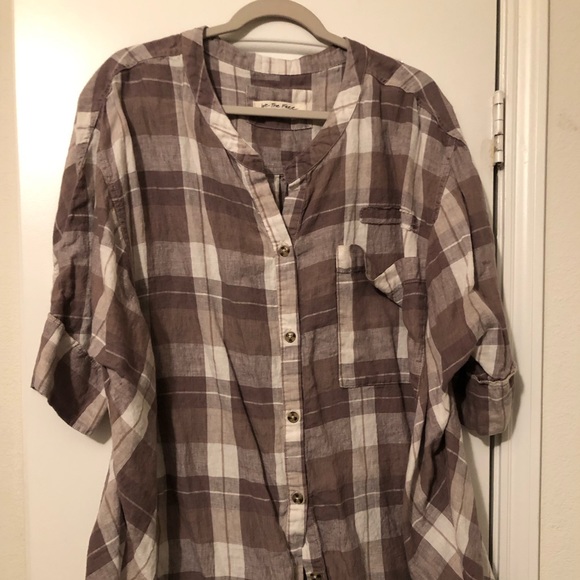 Free People - Linen Top - Picture 2 of 6